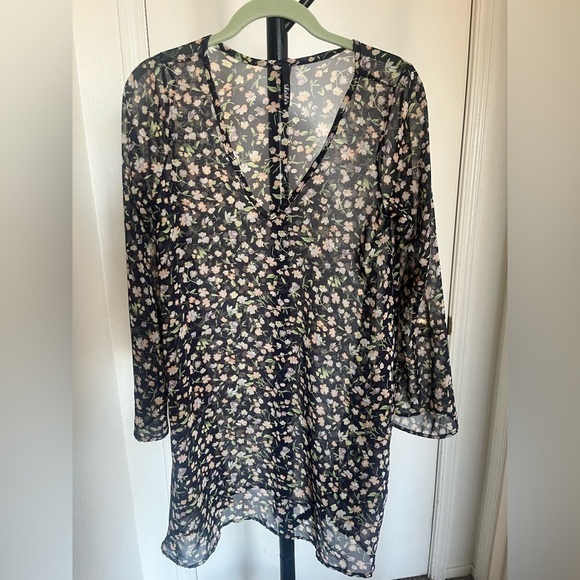 Lulus Dresses & Skirts - Lulus Black Sheer Tunic & Dress